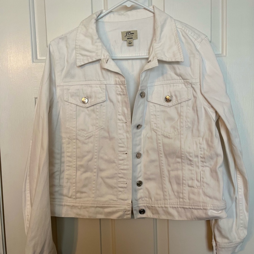 Large Jcrew denim jacket